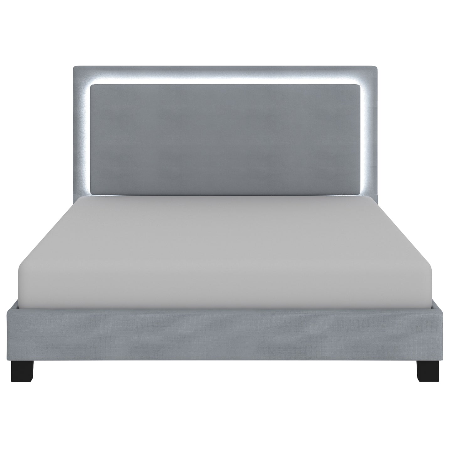 Lumina Platform Bed with LED Light