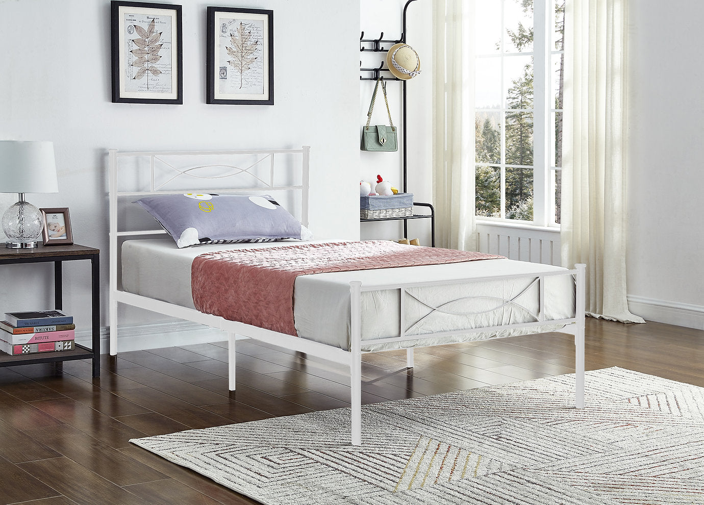 Minimalistic Youth Metal Bed
