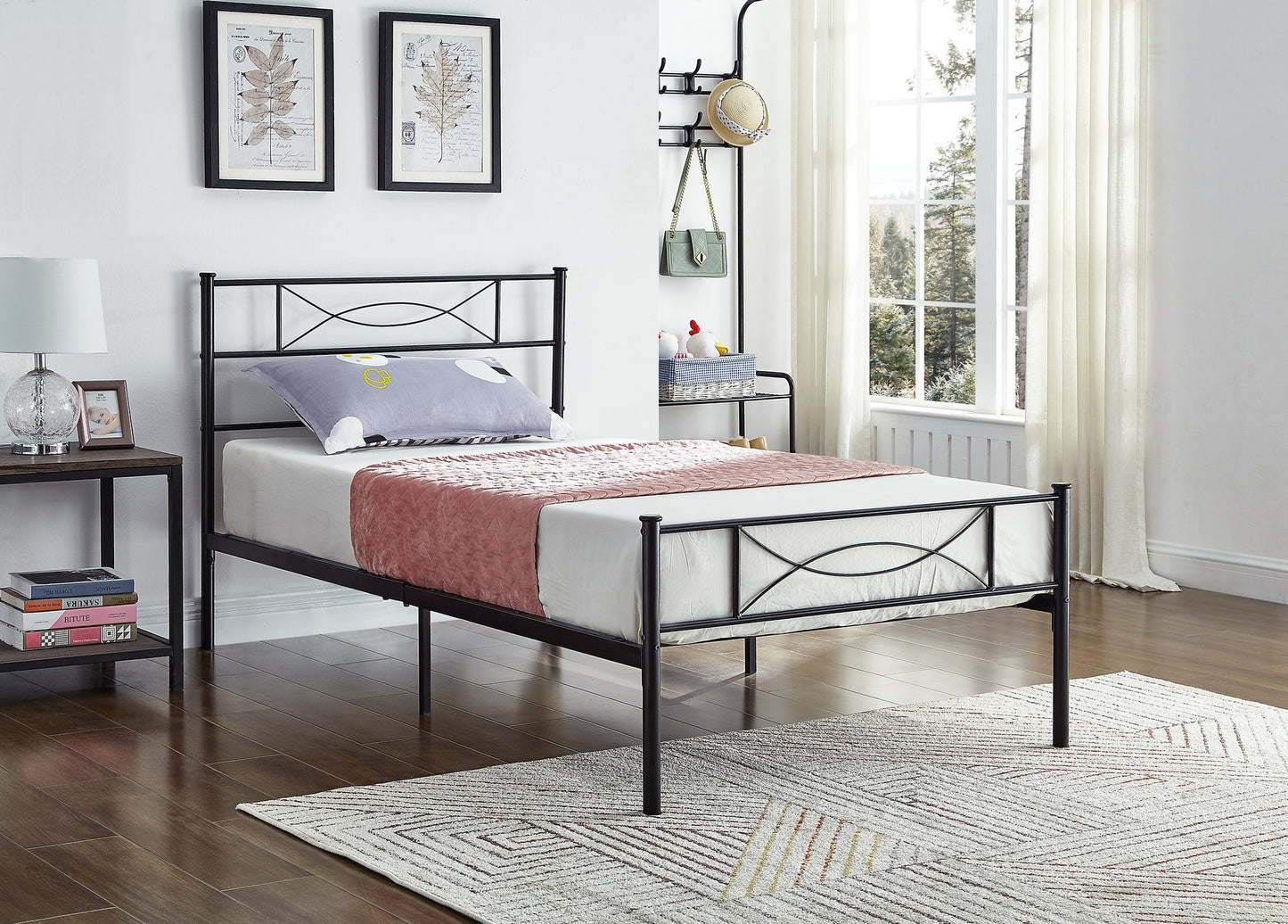 Minimalistic Youth Metal Bed