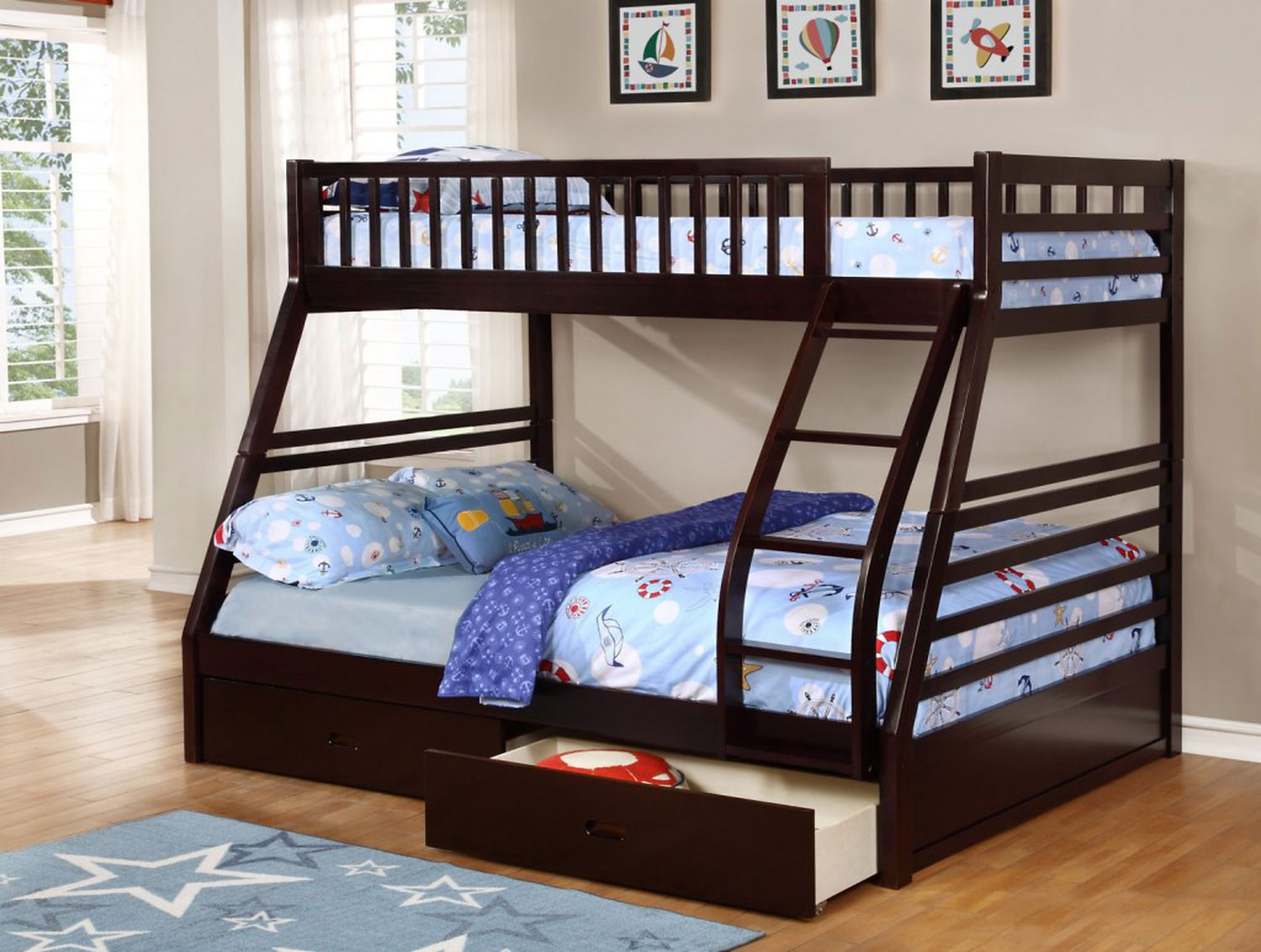 Single over Double Bunk Bed