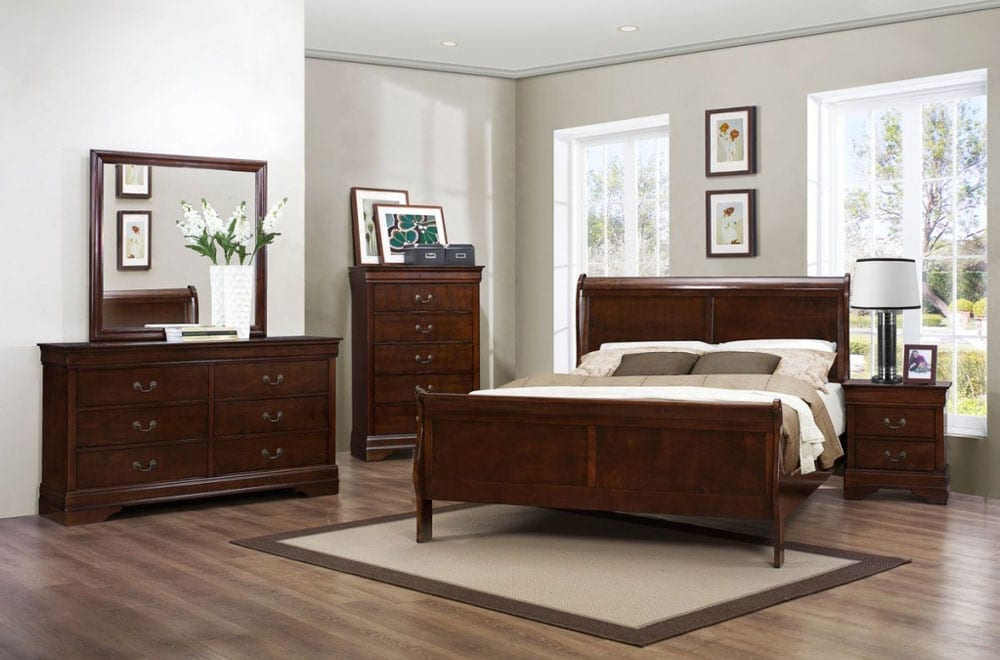 Louis Phillipe Bedroom Collection | Bedframe Only