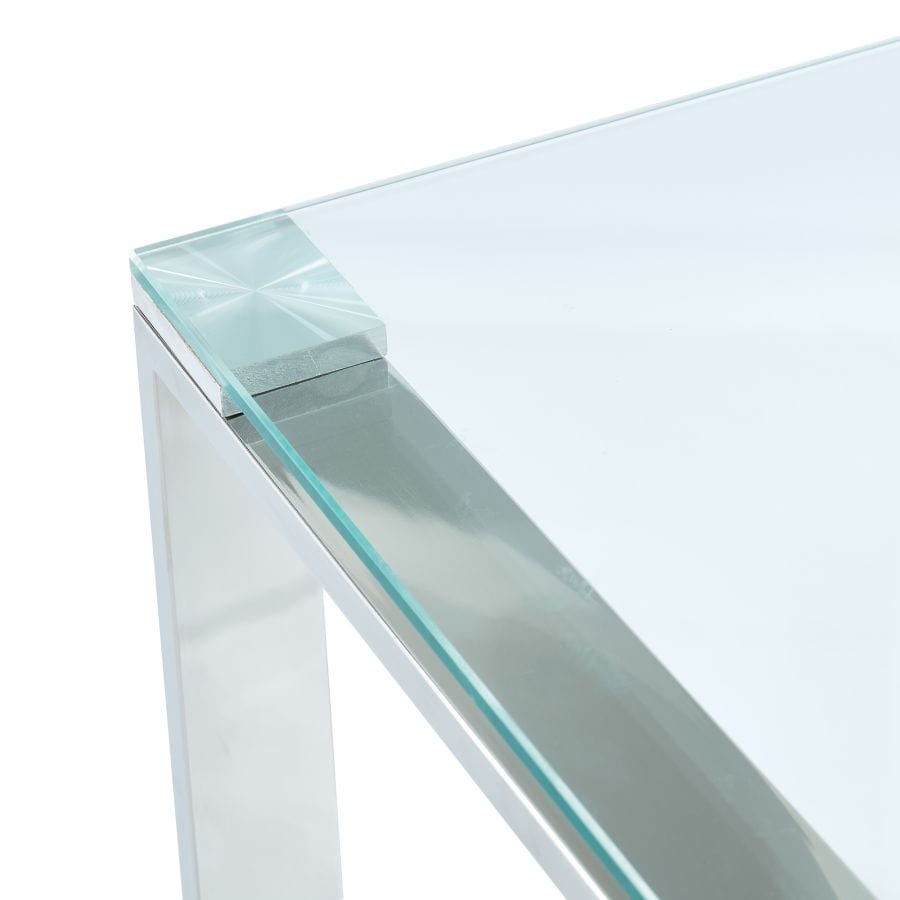 Zevon Accent Table in Silver