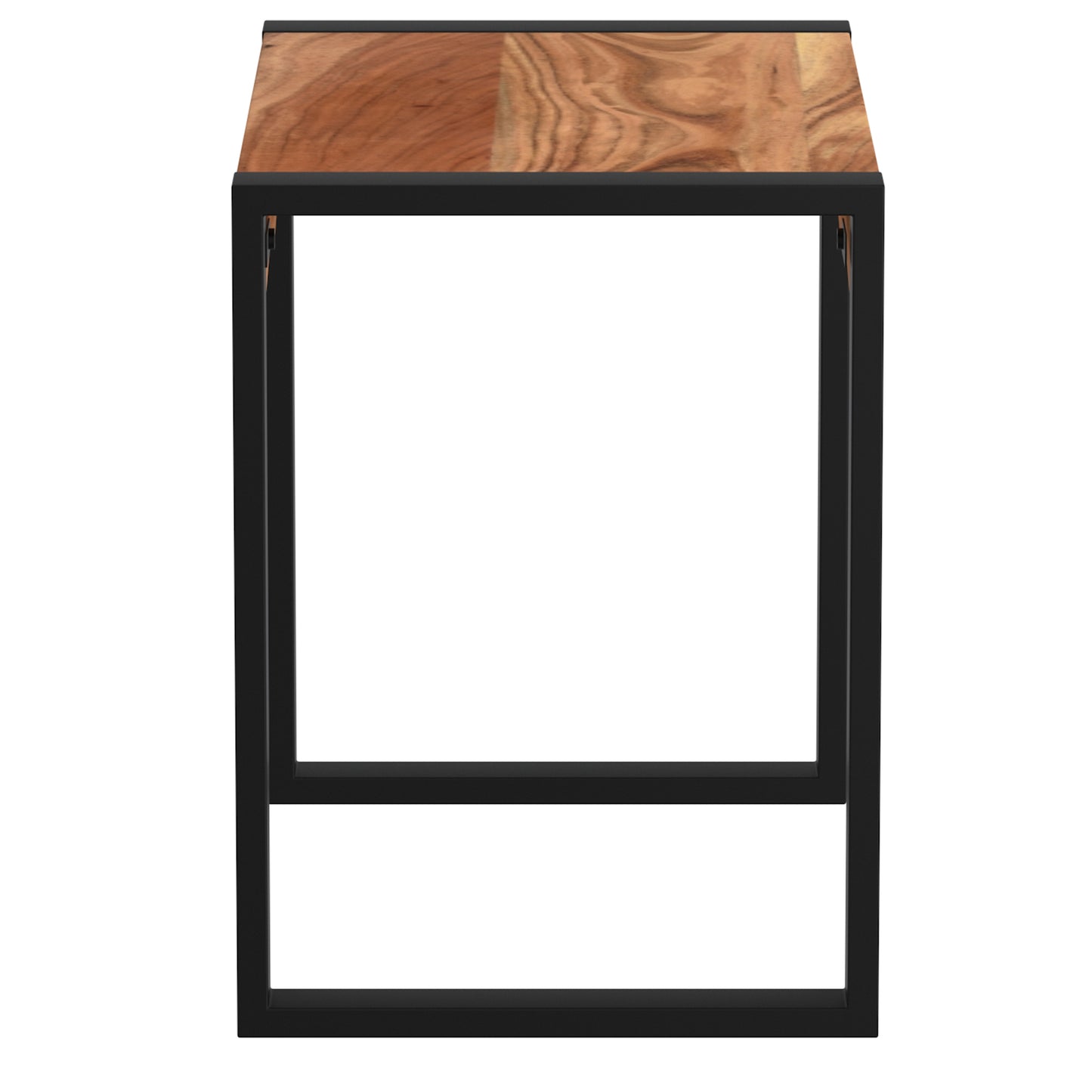 Rohani Accent Table in Natural and Black