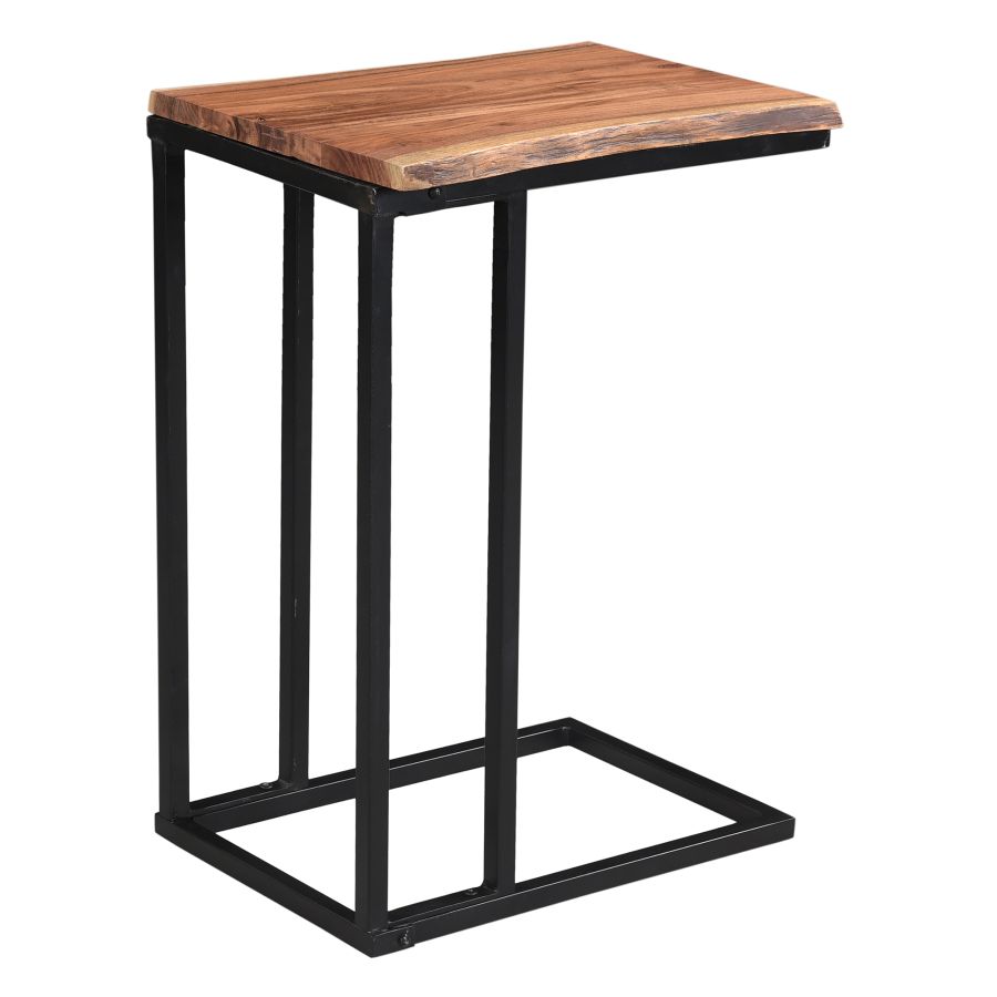 Jivin Accent Table in Natural and Black