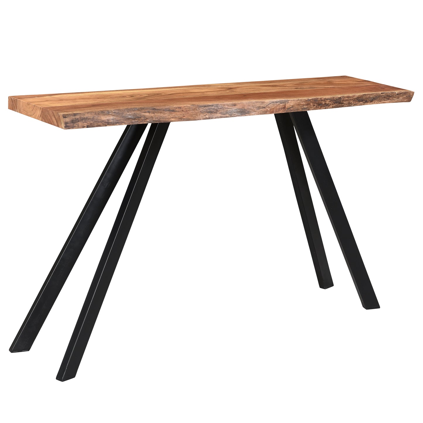 Virag Console/Desk in Natural and Black