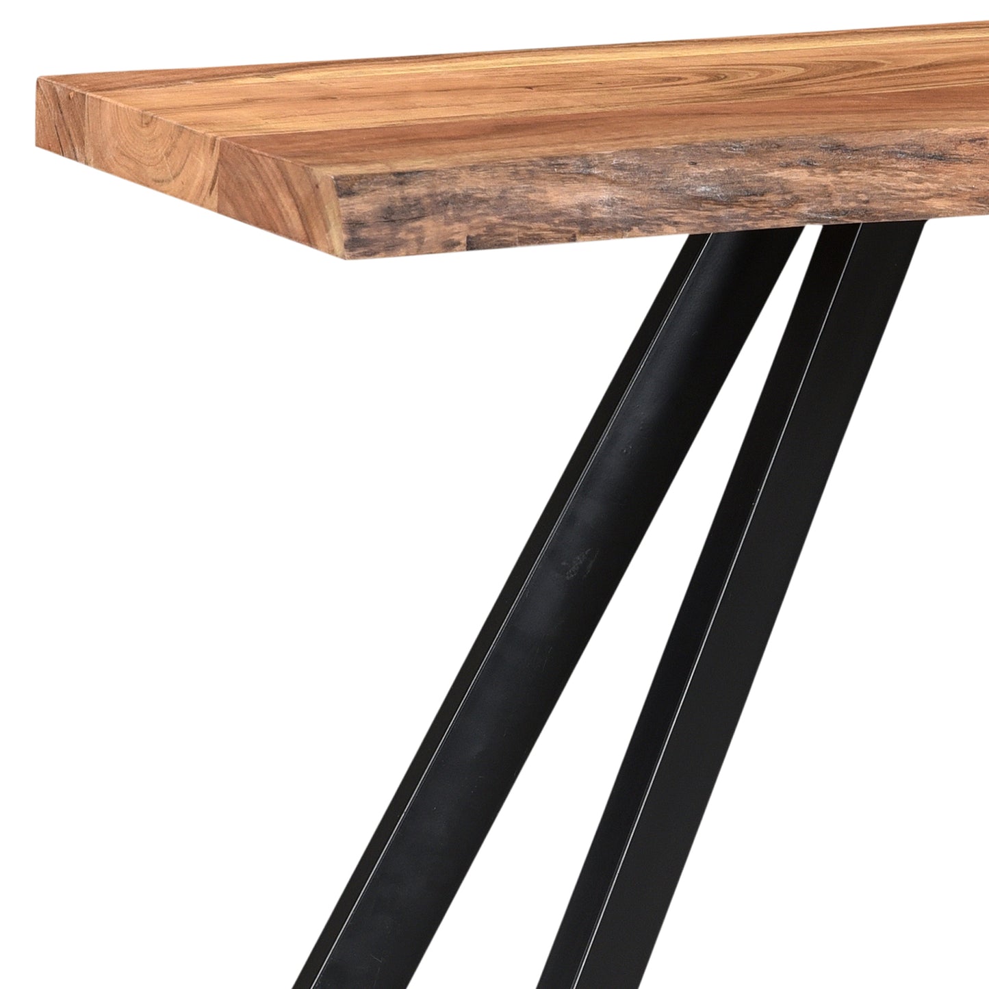 Virag Console/Desk in Natural and Black