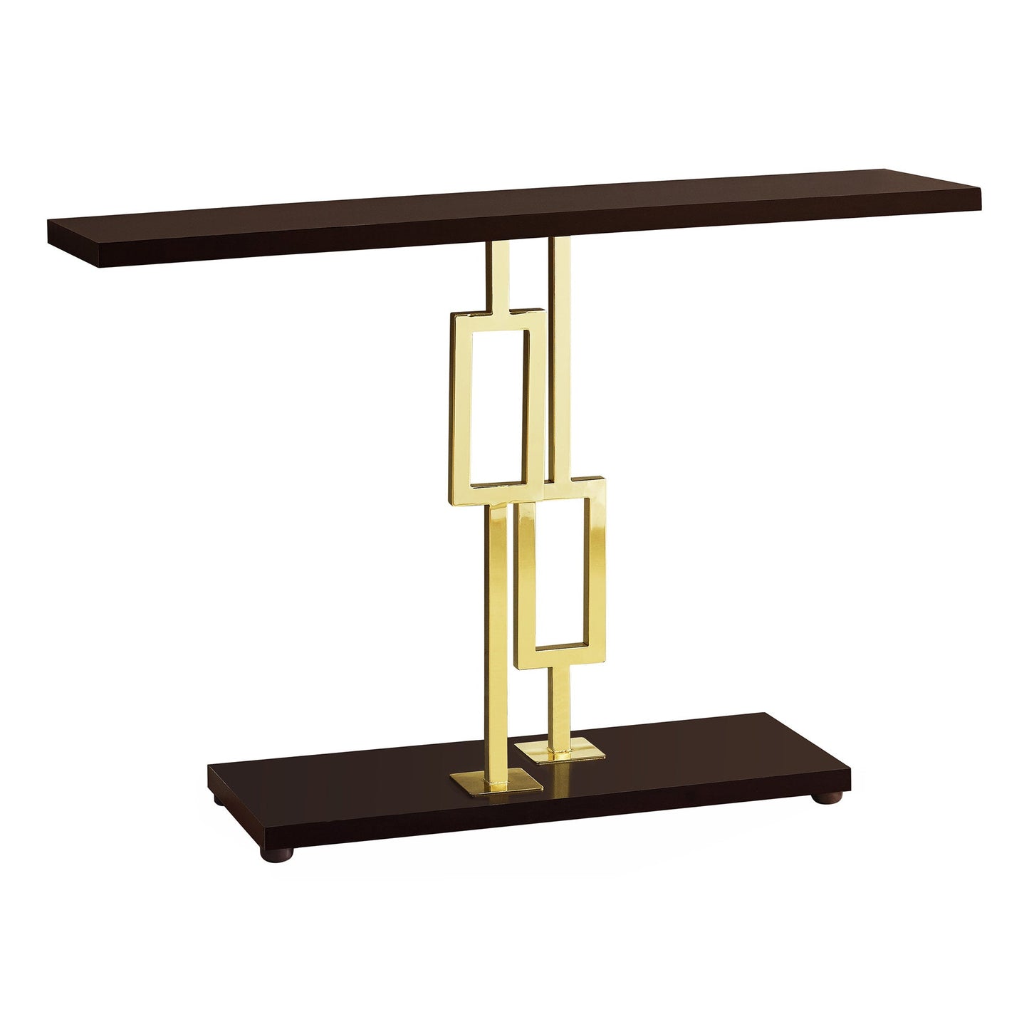 48"L Metal Bedroom Accent Console Table with Laminate Top