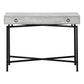42"L Metal Frame Reclaimed Wood Top Bedroom Accent Hall Console Table