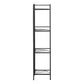 58"H 4-Tier French Style Etagere Corner Metal Bedroom Bookcase