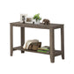 44"L Bedroom Accent Console Table in Dark Taupe Finish
