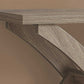 32"L Bedroom Accent Console Table Made of Dark Taupe