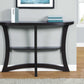 47"L Two-Tier Brown Laminate Bedroom Accent Hall Console Table