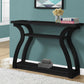 47"L Three-Tier Curved Base Bedroom Accent Hall Console Table
