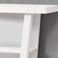 32" White Bedroom Accent Console Table