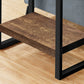 23.75” L / 23.75” H Rustic Modern Rubberwood Bedroom End Table
