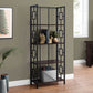 62"H Decorative Metal French Style Etagere Bedroom Bookcase