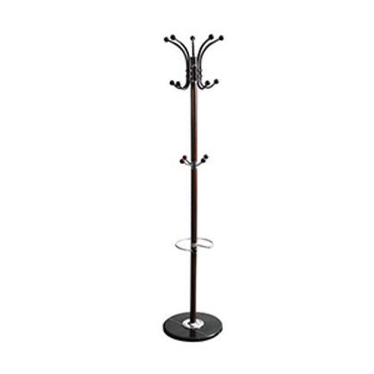 70" Height Coat Rack Featuring Three Levels with Real Marble Base
